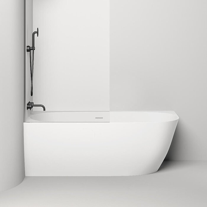 Ванна пристенная угловая 170x85, глянцевая, Salini SOFIA CORNER L арт. 102515G