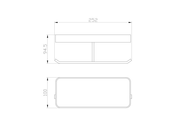 Двойной держатель для туалетной бумаги с полкой, Wonzon & Woghand Lotte, WW-8356A-BGM цвет: графит