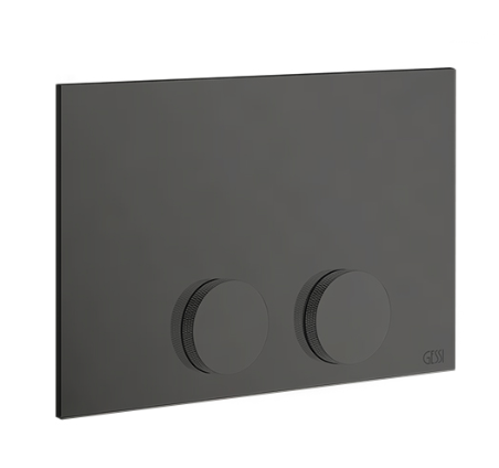 Кнопка смыва Gessi Anello для инсталляций Tece, цвет Black Metal Brushed PVD арт.54629#707