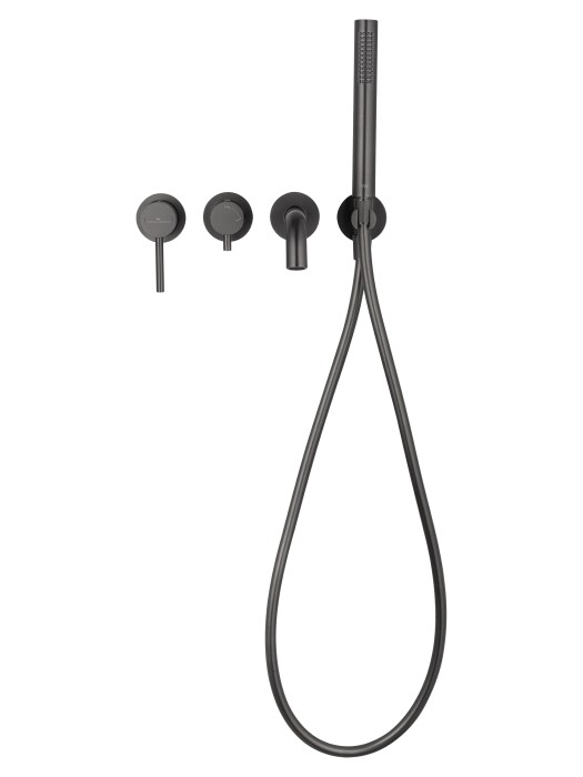 Смеситель для ванны встраиваемый, Wonzon & Woghand Stick, WW-889017-BGM цвет: графит