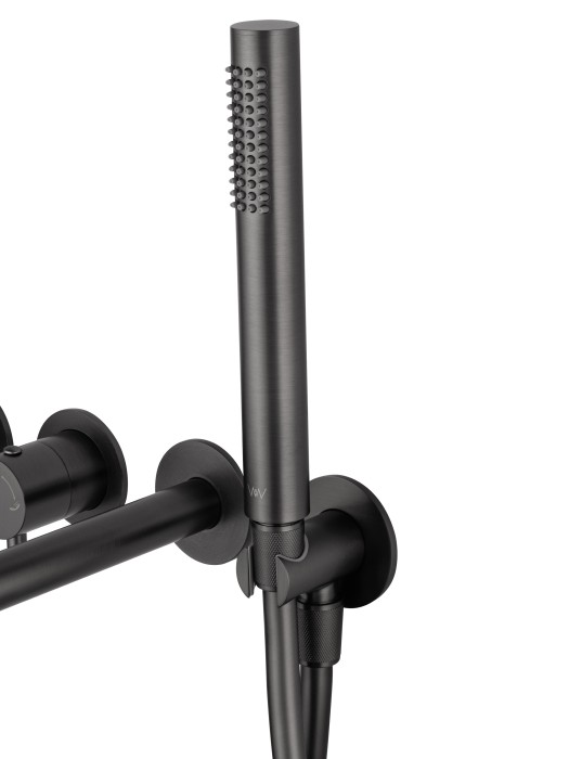 Смеситель для ванны встраиваемый, Wonzon & Woghand Stick, WW-889017-BGM цвет: графит