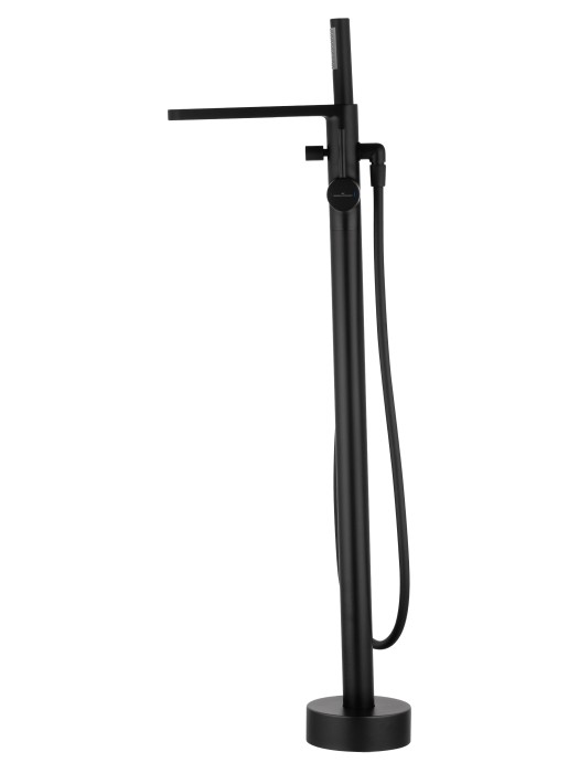Смеситель для ванны напольного монтажа, Wonzon & Woghand Stick, WW-88649901-MB цвет: черный