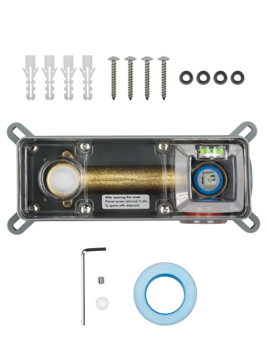 Смеситель для раковины встраиваемый, Wonzon & Woghand Fit, WW-88869009-MB цвет: черный