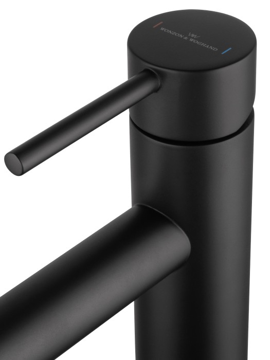 Смеситель для раковины напольного монтажа, Wonzon & Woghand Stick, WW-88649905-MB цвет: черный