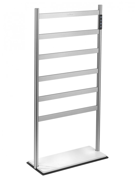Полотенцесушитель электрический напольный, Wonzon &amp; Woghand Essen, WW-A406-BR цвет: никель