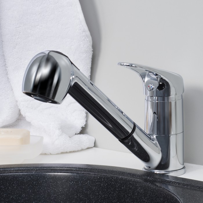 Смеситель для кухни с выдвижной лейкой Main 4100 WasserKRAFT арт. 6365