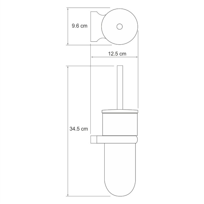 Ершик для унитаза подвесная WasserKRAFT Berkel K-6800 арт. K-6827