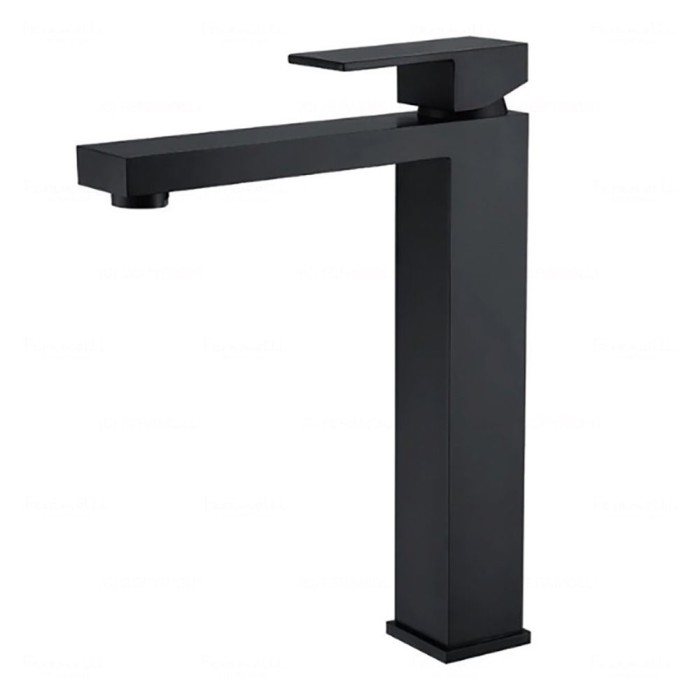 Смеситель для отдельностоящей раковины, черный, Cubo Feramolli - BL640H
