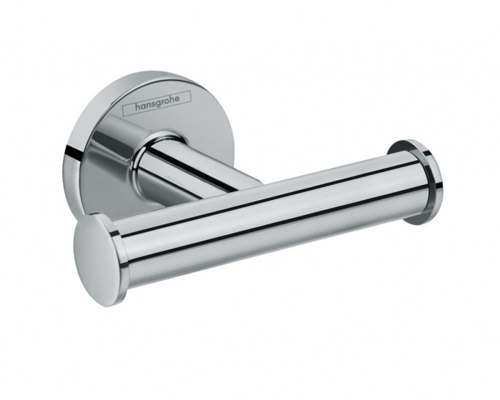 Двойной крючок для халата или полотенца Hansgrohe Logis Universal, хром арт. 41725000