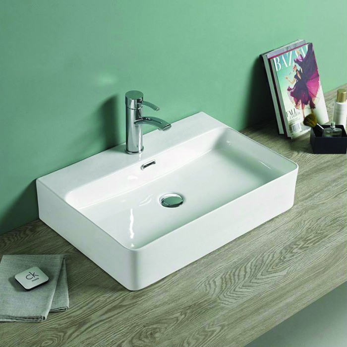 Раковина накладная 600x420x130 белая, Azario - AZ-2173 SP