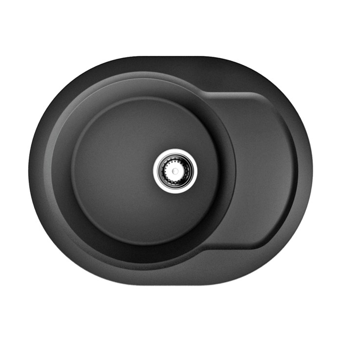 Кухонная мойка Omoikiri Manmaru 62-BL Artgranit, цвет черный арт. 4993355