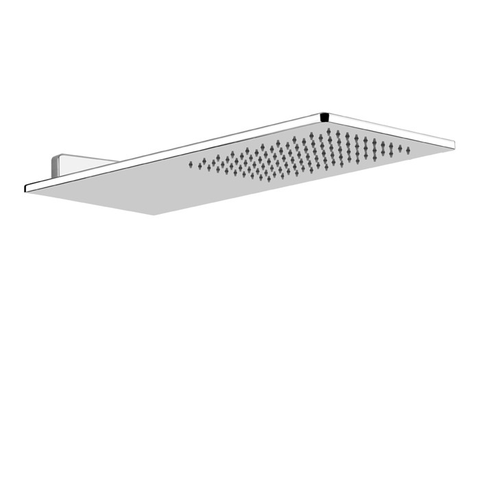 Верхний душ 550х200 мм., для настенного крепления, Gessi Rettangolo, steel brushed арт. 33095#239