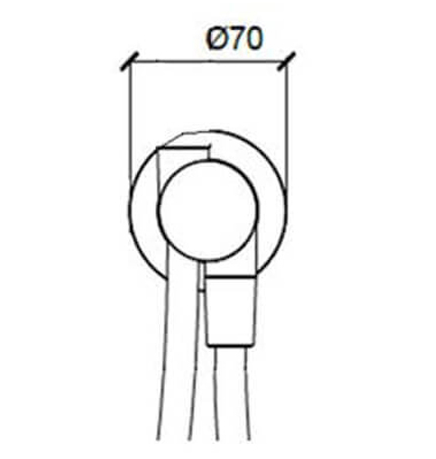 Гигиенический душ Almar Modular со смесителем, цвет нержавеющая сталь арт. SET-E082110.NB