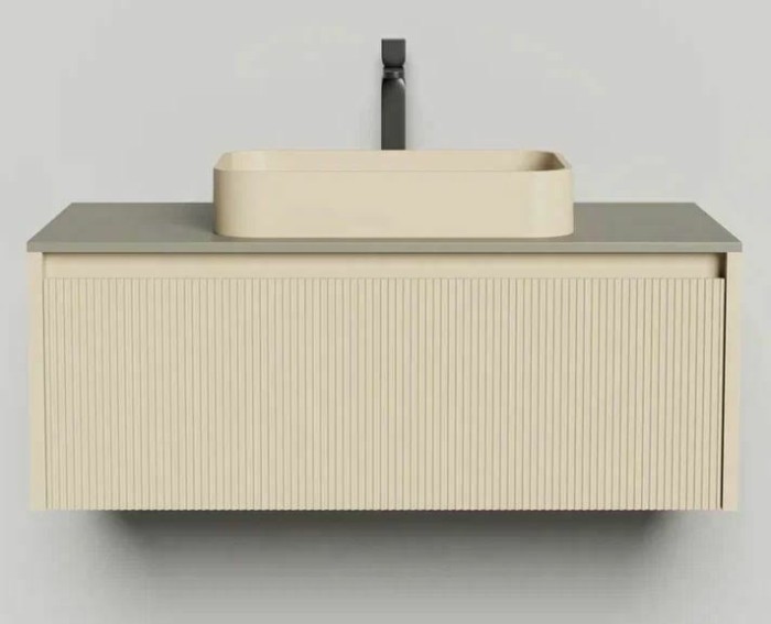 Подвесная тумба domino 1000, эмаль, фрезерованный, Salini арт. 27D110F