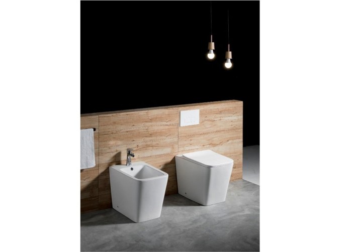 Унитаз напольный приставной, безободковый Aquatek Либра new арт. AQ1908N-00