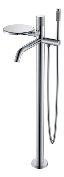 Смеситель напольный chrome touch chrome, Boheme Stick - 129-CRCR.2