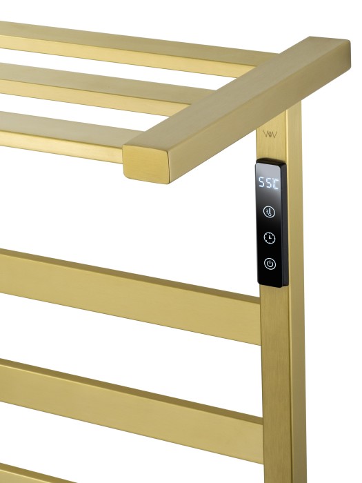 Полотенцесушитель электрический, Wonzon & Woghand Frankfurt, WW-1029-BG цвет: золото