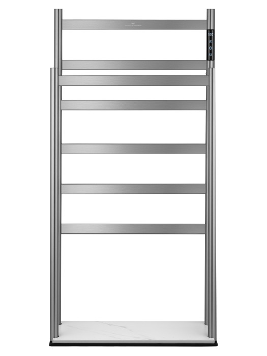 Полотенцесушитель электрический напольный, Wonzon & Woghand Essen, WW-A407-BR цвет: никель