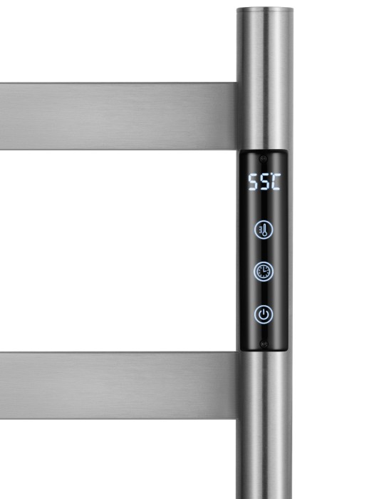 Полотенцесушитель электрический напольный, Wonzon & Woghand Essen, WW-A407-BR цвет: никель