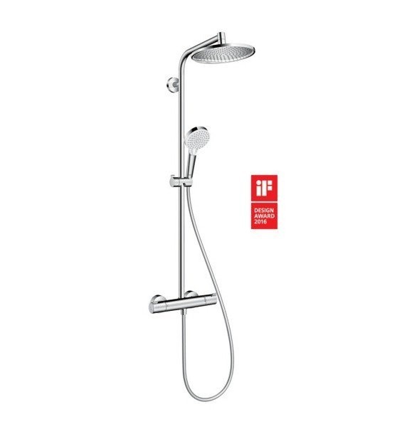 Душевая система с термостатом Crometta S Hansgrohe, хром арт. 27268000