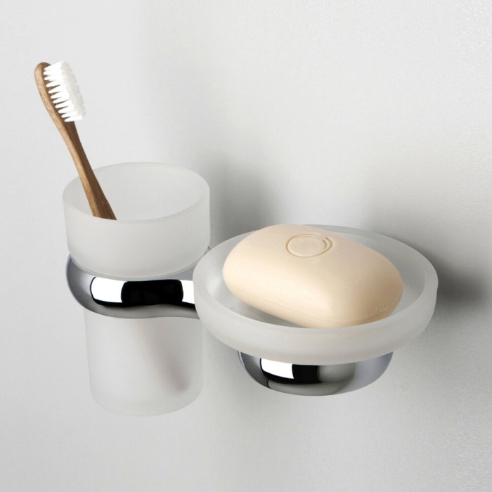 Держатель стакана и мыльницы WasserKRAFT Berkel K-6800 арт. K-6826