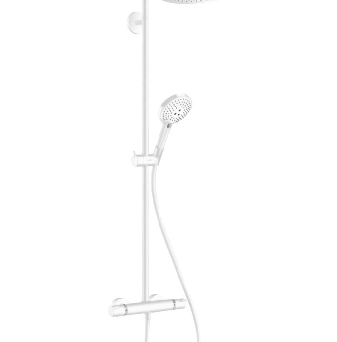 Душевая система с термостатом Croma Select S Hansgrohe, белый арт. 26890700