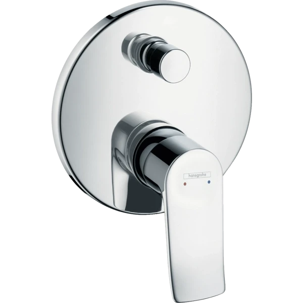 Смеситель для ванны скрытого монтажа, Hansgrohe Metris, хром арт. 31493000