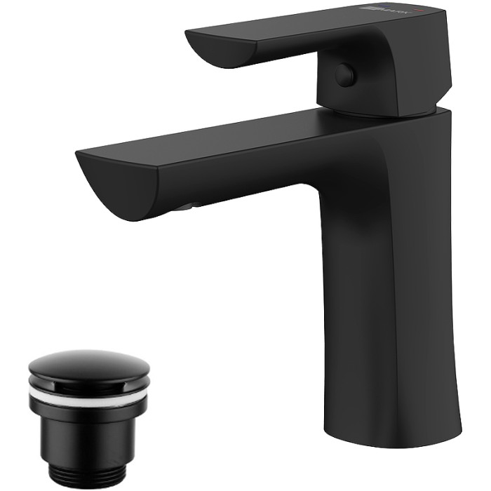 Смеситель для раковины Lemark Ursus LM7206BL, цвет: черный