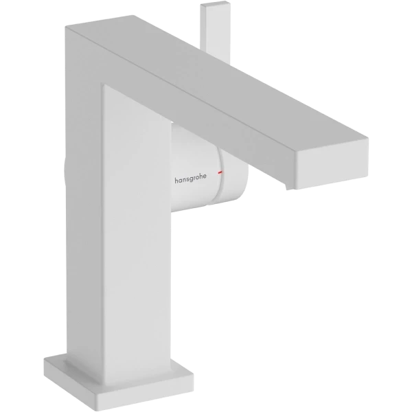Смеситель для раковины Fine CoolStart, EcoSmart+, Hansgrohe Tecturis E, белый арт. 73021700