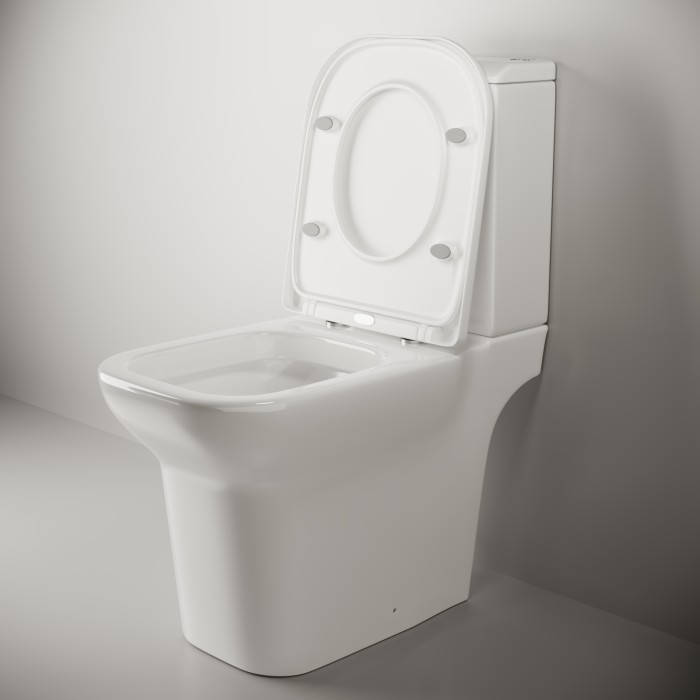 Унитаз с бачком и сиденьем Ceramicanova Enjoy, белый арт. CN1101E