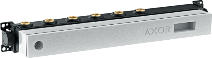Скрытая часть термостатического модуля для 4 потребителей ShowerSolutions Axor, хром арт. 18312180