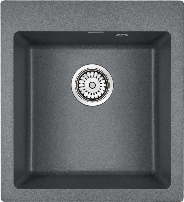Мойка для кухни гранит 460х510 Paulmark KANTE 45, графит - PM104651-DG