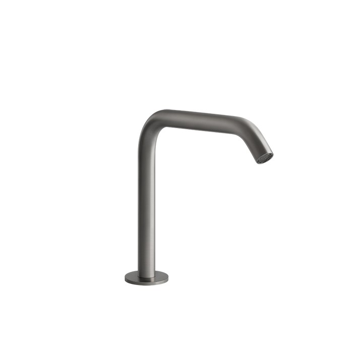 Отдельностоящий излив. Н: 162мм, Gessi 316, шлифованная сталь арт. 54091#239