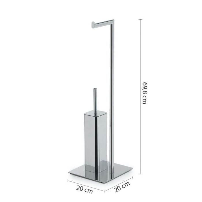 Бумагодержатель и металлический квадратный ерш Felix Gedy, 1332(13) цвет: хром