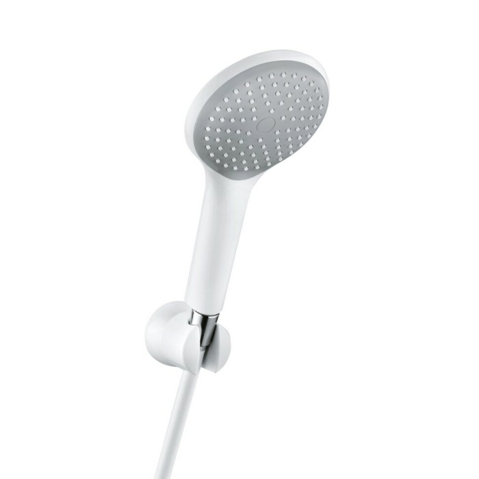 Душевой гарнитур для ванны 1s, freshline Kludi, белый, хром - 6785091-00