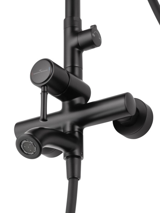 Душевая система, Wonzon & Woghand Tor, WW-88047073-MB цвет: черный