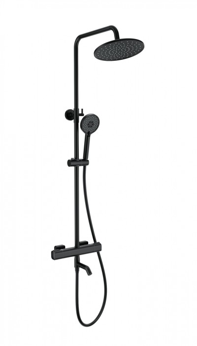 Душевая система с термостатом, Wonzon &amp; Woghand Stay, WW-B3051-A1-MB цвет: черный