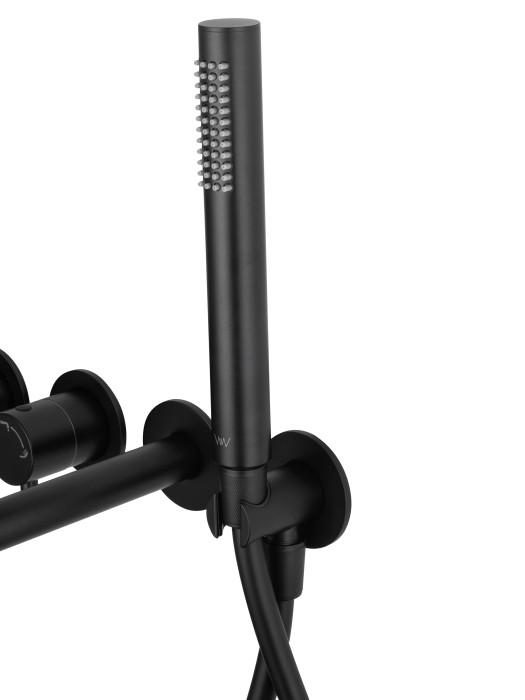 Смеситель для ванны встраиваемый, Wonzon & Woghand Stick, WW-889017-MB цвет: черный