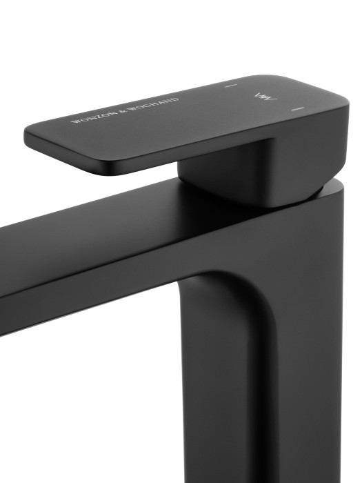 Смеситель для раковины высокий, Wonzon & Woghand Arnie, WW-691104-MB цвет: черный