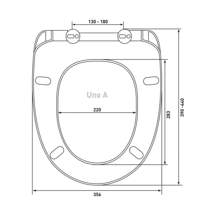 Сиденье для унитаза Berges Uno A  арт. 010101