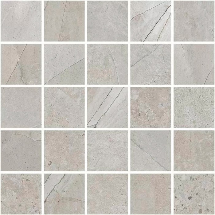 Мозаика k-1005 серый матовый 30,7x30,7 KERRANOVA Marble trend арт. K-1005/SR/m14/307x307x10