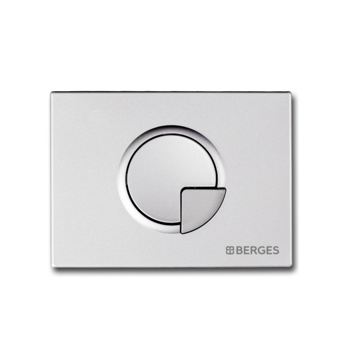 Комплект унитаза FLOE с инсталляцией NOVUM525, кнопка R2 матовый хром, сиденье FLOE Slim SO, Berges арт. 043281