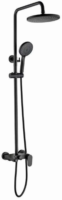 Стойка для душа со смесителем, черный, Spectre Boheme 458-B