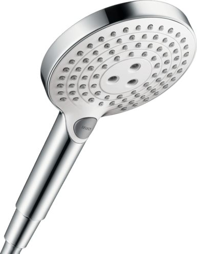 Ручной душ Raindance Select S Hansgrohe, белый, хром арт. 26530400