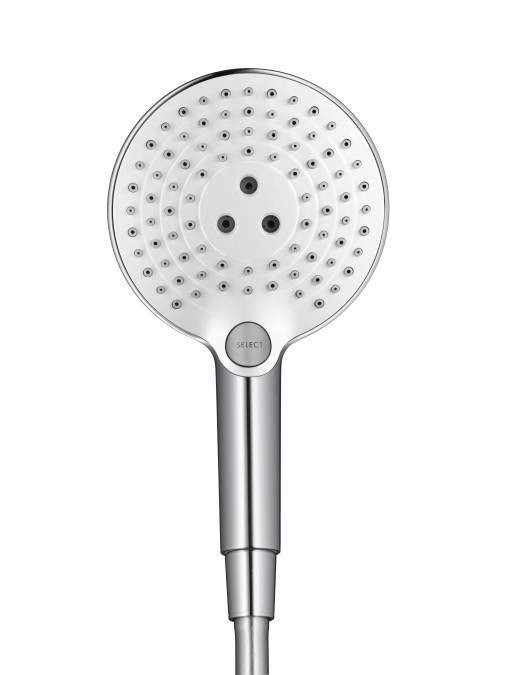 Ручной душ Raindance Select S Hansgrohe, белый, хром арт. 26530400