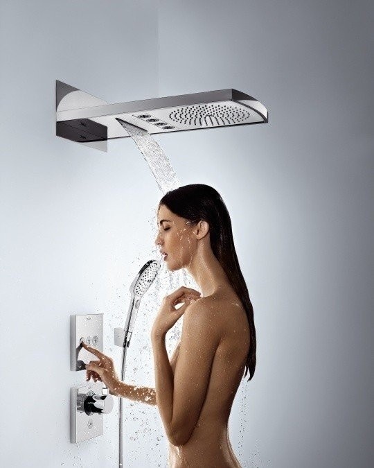 Ручной душ Raindance Select S Hansgrohe, белый, хром арт. 26530400