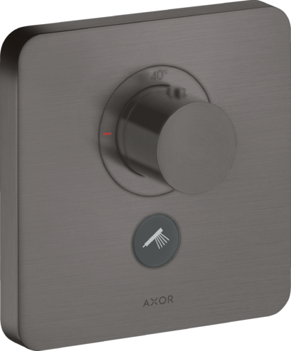 Термостат для душа ShowerSelect Axor, шлифованный черный хром арт. 36706340