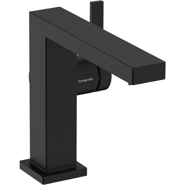 Смеситель для раковины Fine CoolStart, EcoSmart+, Hansgrohe Tecturis E, чёрный арт. 73021670