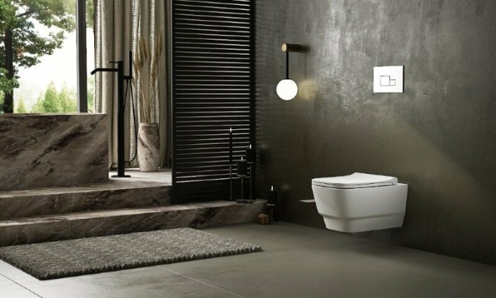 Унитаз подвесной с функцией биде, (без крышки), белый, Bello Boheme 971-2-W