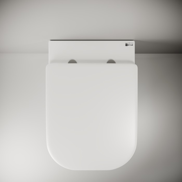 Унитаз с сиденьем Ceramicanova Enjoy, белый арт. CN1102E